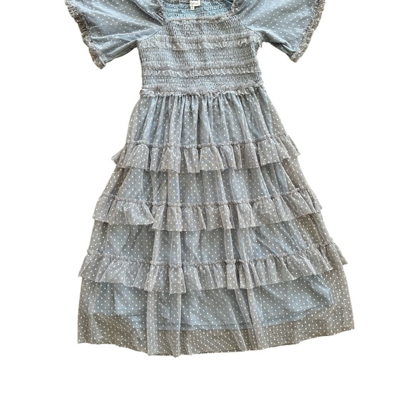 Maternity friendly Blue Dress - Picture 3 of 4